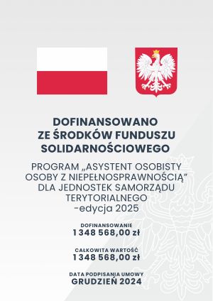 Plakat asystent osobisty - edycja 2025