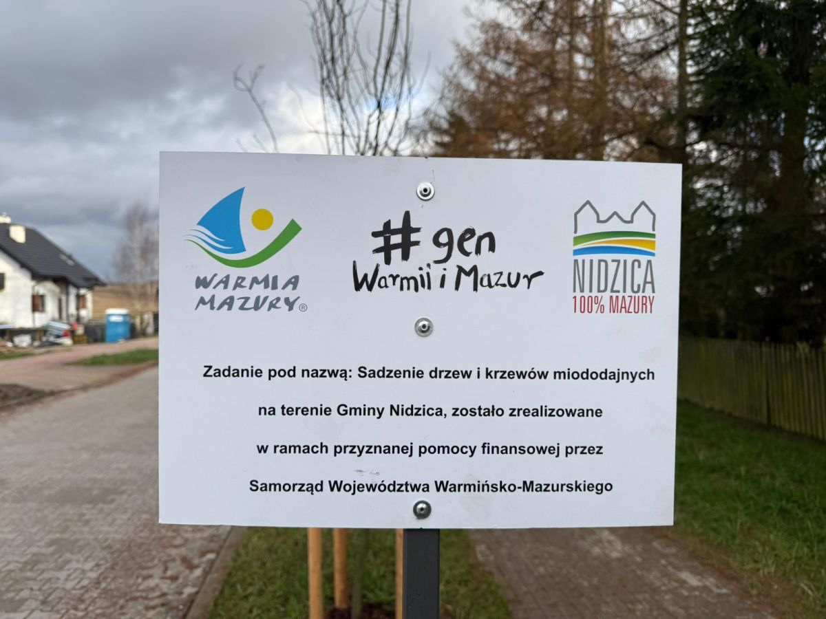 Sadzenie drzew i krzewów miododajnych